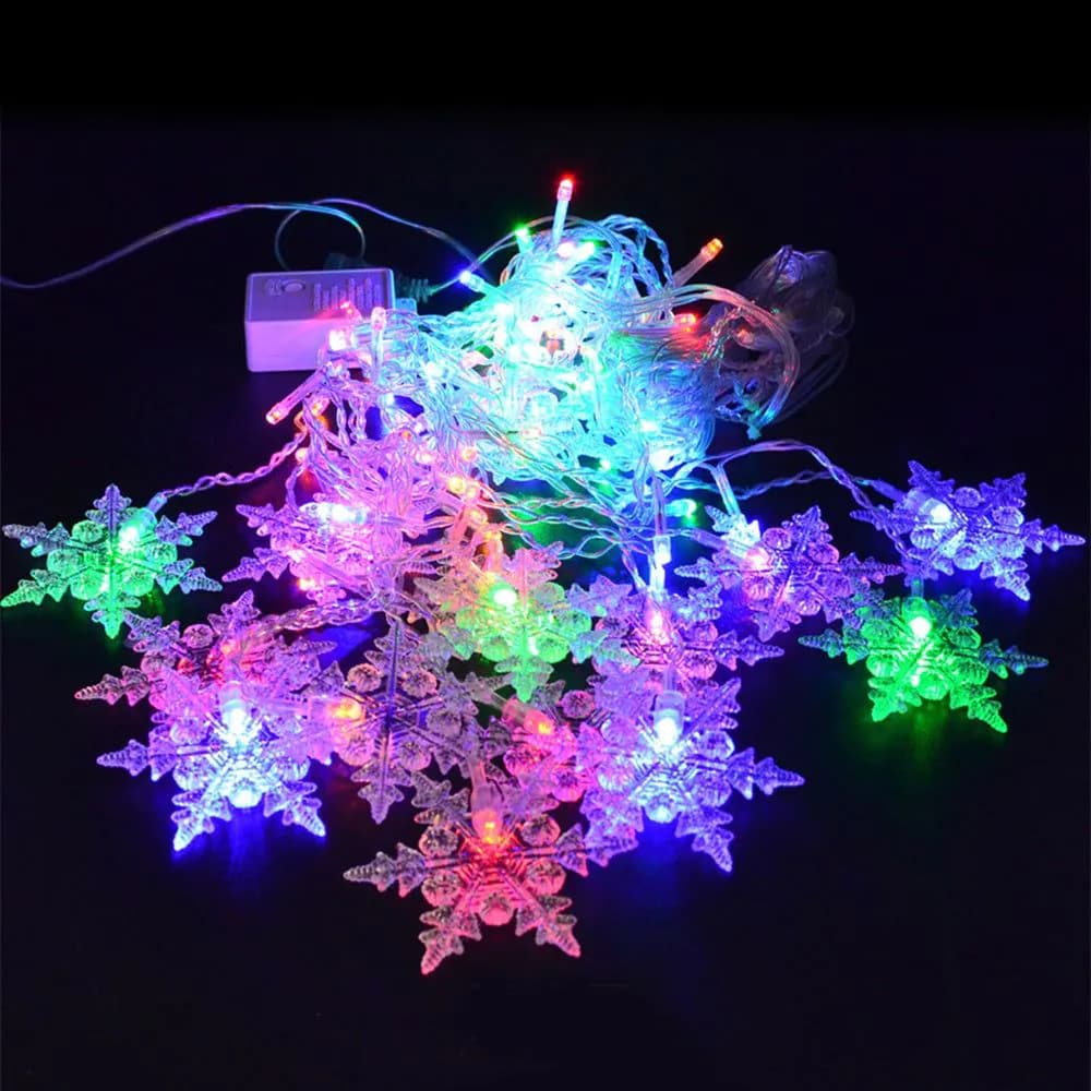 image-LED ice bar lamp snowflake hanging