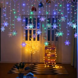 image-LED ice bar lamp snowflake hanging