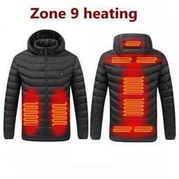 image-Winter Smart Heating Cotton USB Charging Heating Cotton Men's Jacket