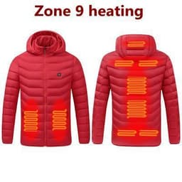 image-Winter Smart Heating Cotton USB Charging Heating Cotton Men's Jacket