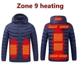 image-Winter Smart Heating Cotton USB Charging Heating Cotton Men's Jacket