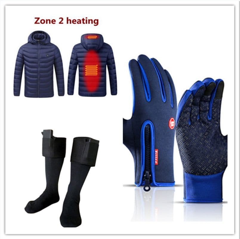 image-Winter Smart Heating Cotton USB Charging Heating Cotton Men's Jacket