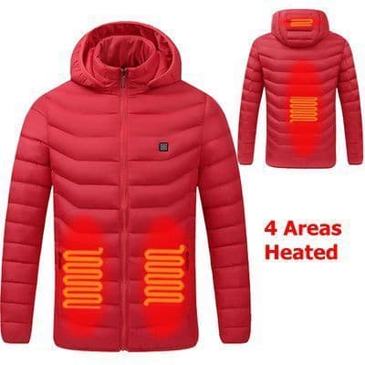 image-Winter Smart Heating Cotton USB Charging Heating Cotton Men's Jacket