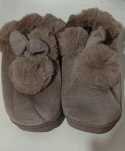 image-Autumn Winter Cotton Slippers Fur Rabbit Home Warm Thick Bottom Indoor Cotton Shoes Womens Slippers Cute Fluffy Cat Slippers