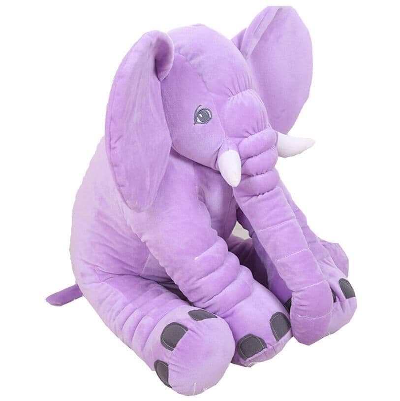 image-Elephant Doll Plush Toy Elephant Pillow Baby Comfort Doll