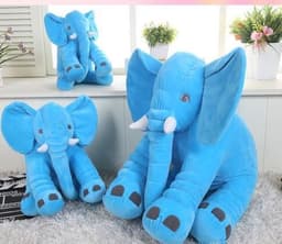 image-Elephant Doll Plush Toy Elephant Pillow Baby Comfort Doll