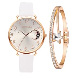 image-Lovely Moon Pattern Quartz Watch for Women With Strap Dial Ladies Wristwatch Montre Femme Relogio Feminino Reloj Mujer Drop Ship