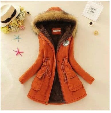 image-Thick Winter Jacket Women Large Size Long Section Hooded parka outerwear new fashion fur collar Slim padded cotton warm coat