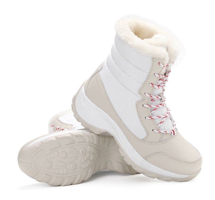 image-Snow Boots Female High To Help Waterproof Ladies Cotton Shoes Boots Plus Velvet Shoes
