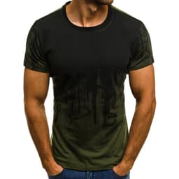 image-E-BAIHUI Men Fitness Compression T-Shirt Casual Cotton Black And Red Gradient High Quality Slim Shirt Men Fashion Tee Tops CG002