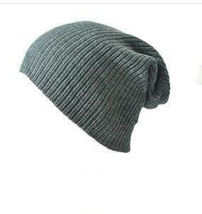 image-Men's And Women's Warm Solid Color Striped Caps