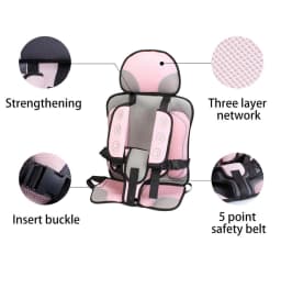image-Portable Baby Car Seat Chair Cushion Easy Installation