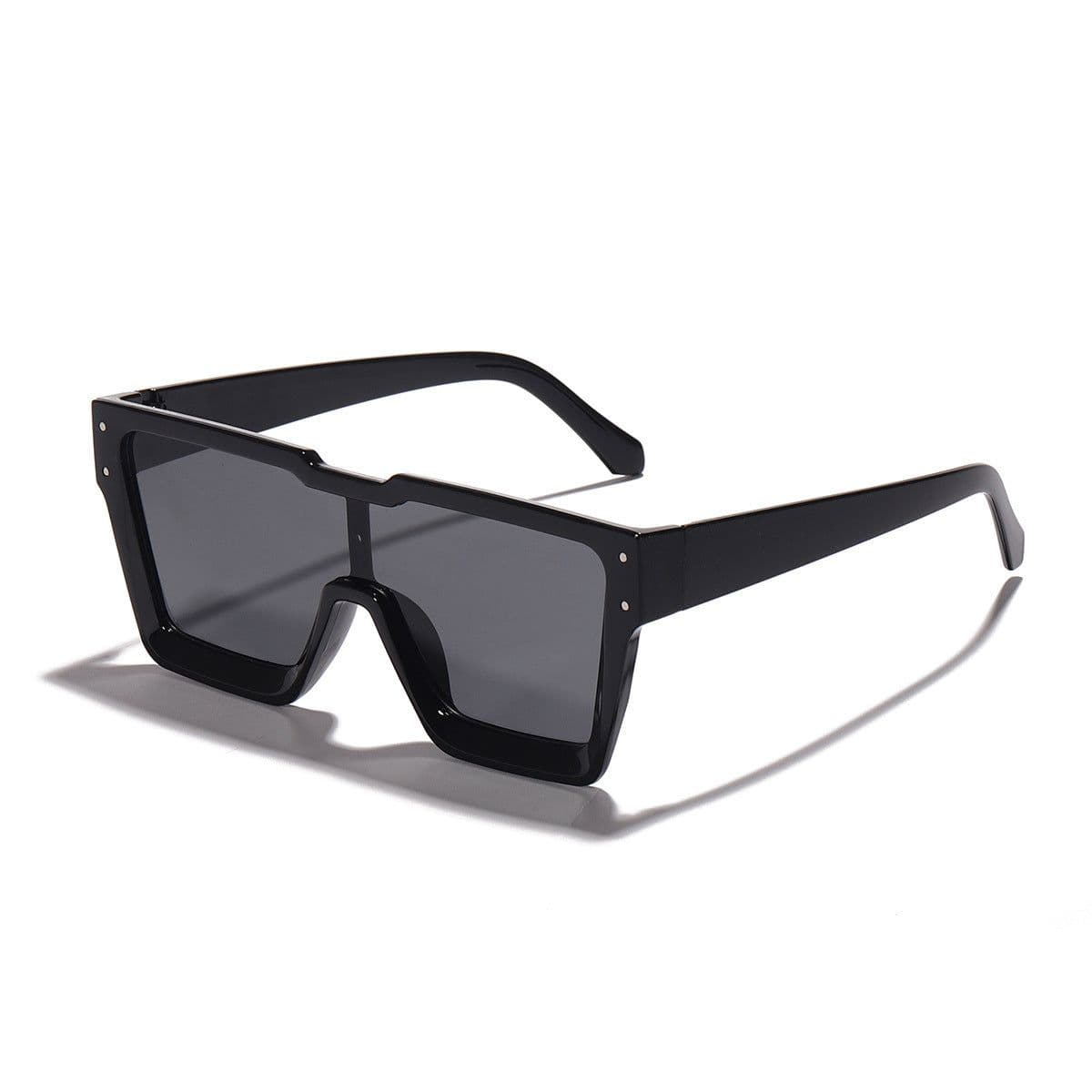 image-New European And American Personalized Large Rim Sunglasses One-piece Lens Ins Style Sports Goggles