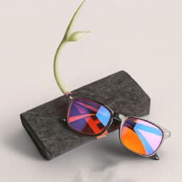 image-Orange Red Anti Blue Light UV Glasses