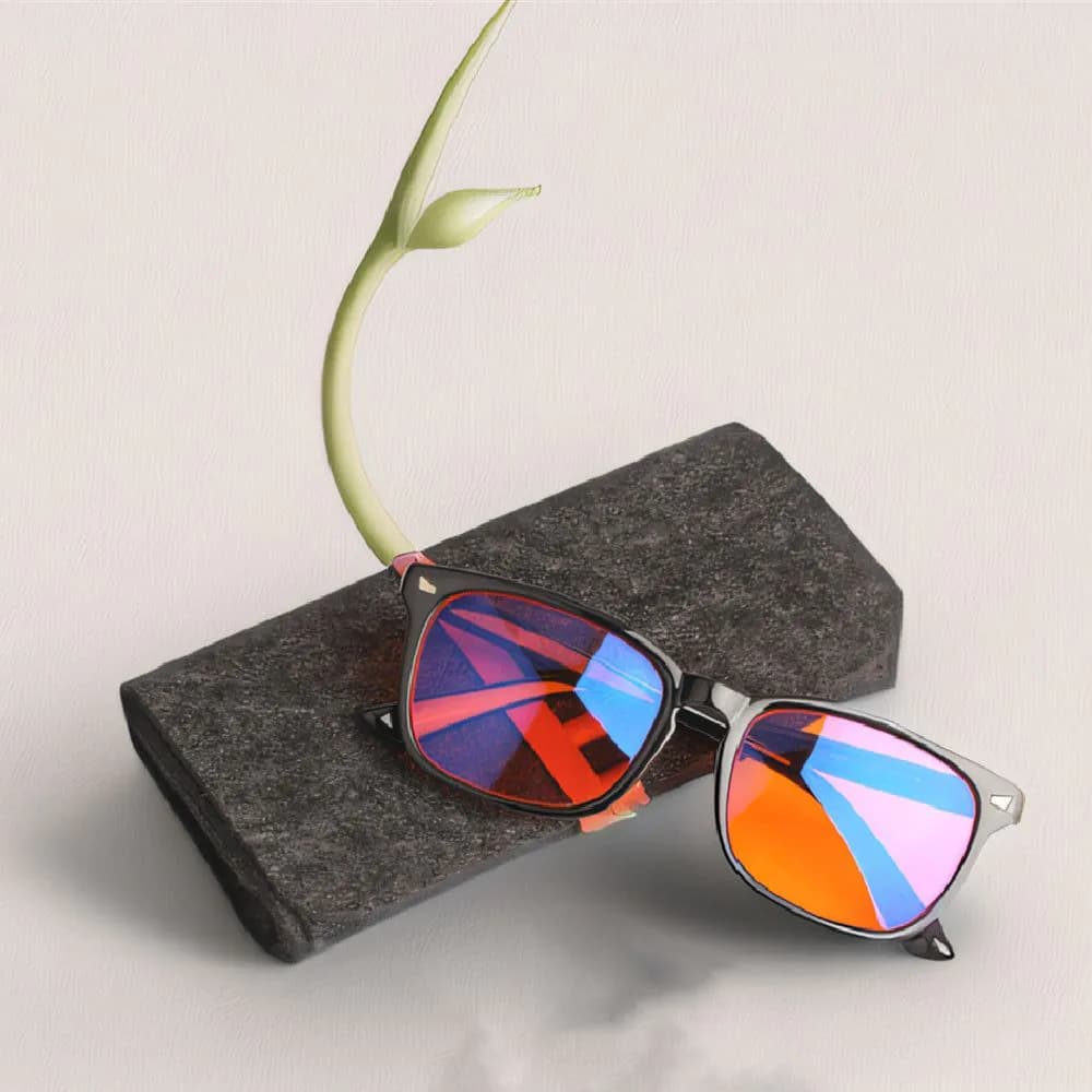 image-Orange Red Anti Blue Light UV Glasses