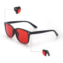 image-Orange Red Anti Blue Light UV Glasses