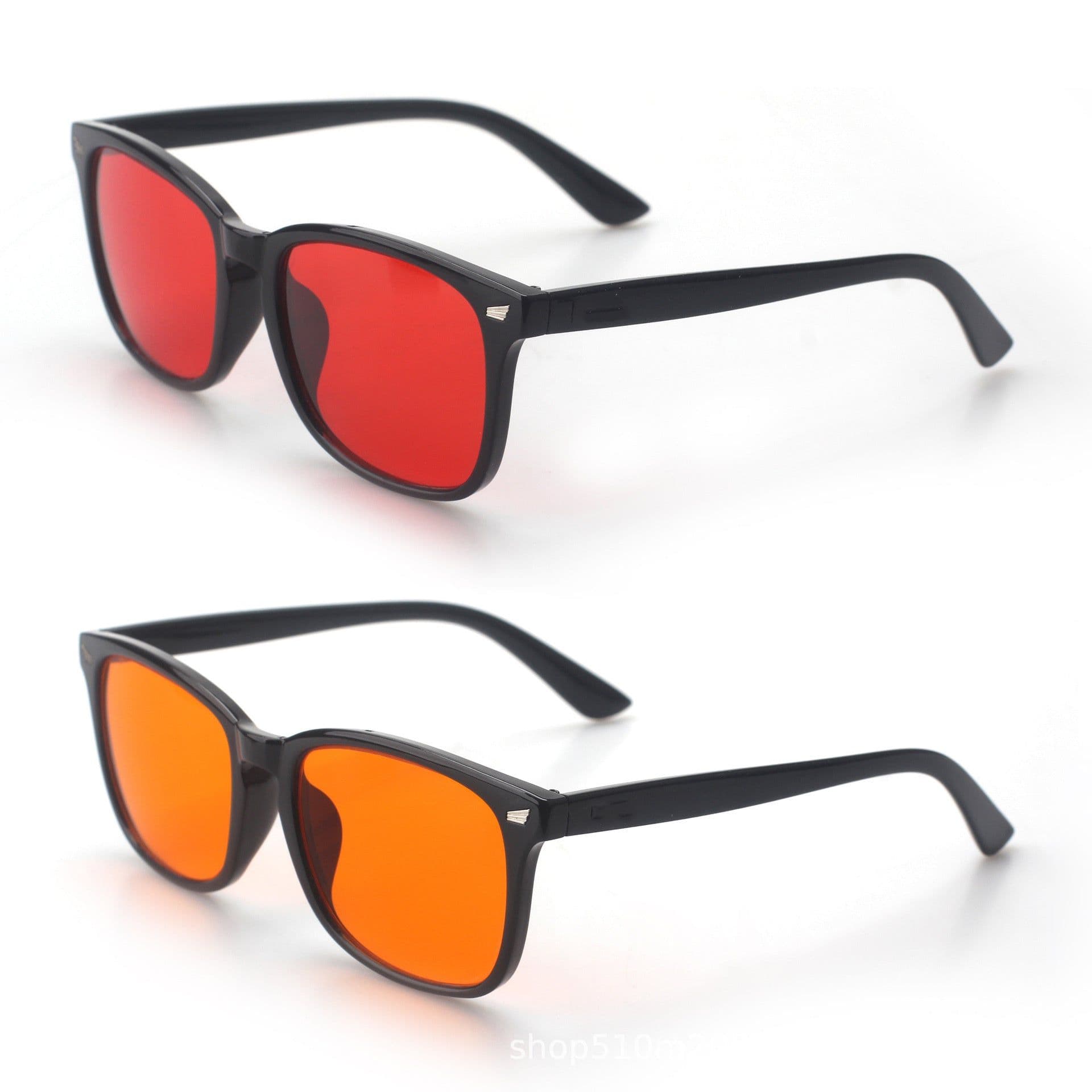 image-Orange Red Anti Blue Light UV Glasses