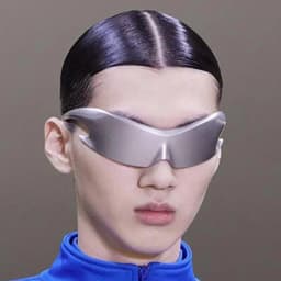 image-Technology Sense Future Style Y2g Sunglasses Rimless One-piece Men And Women