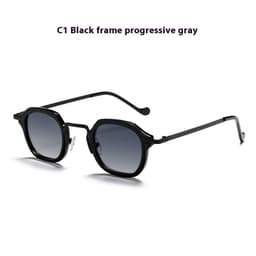 image-Square Metal PC Mixed Sunglasses Men's High-grade Artistic Punk Ins