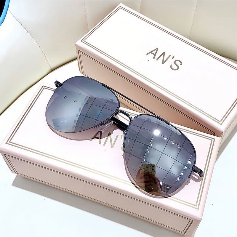 image-Big Face Driving UV Protection Riding Sun-resistant Sunglasses