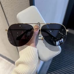 image-Big Face Driving UV Protection Riding Sun-resistant Sunglasses