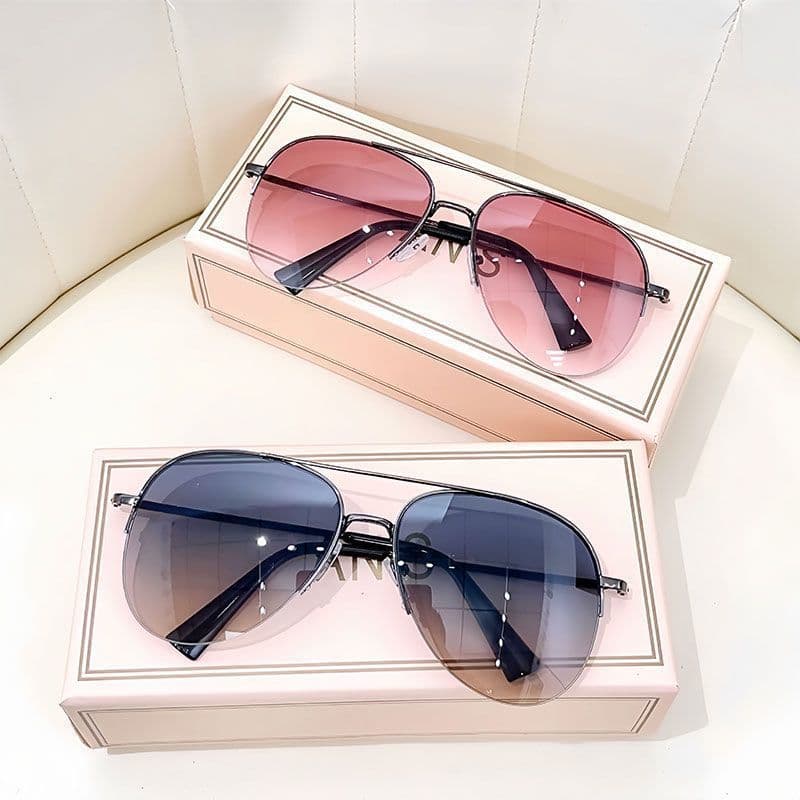image-Big Face Driving UV Protection Riding Sun-resistant Sunglasses