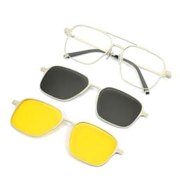 image-Uv Protection Sunglasses Magnetic Suction Set Mirror Myopia Frame Polarized