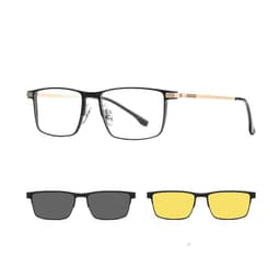 image-Uv Protection Sunglasses Magnetic Suction Set Mirror Myopia Frame Polarized