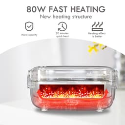 image-New Stainless Steel Liner Quick Plug Electric Heating For Home And Car Electric Lunch Box
