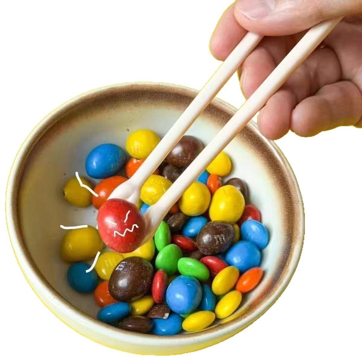 image-Creative Funny Personalized Portable Palm Chopsticks Gift