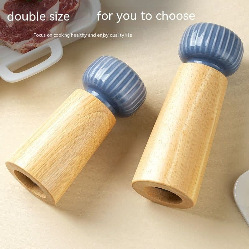image-Manual Ceramic Pepper Seasoning Grinding Bottle