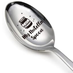 image-Funny Tea Lovers Gift Best Carved Stainless Steel Teaspoon Caddy Spoon