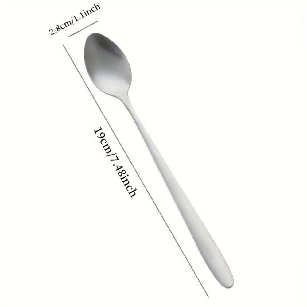 image-Funny Tea Lovers Gift Best Carved Stainless Steel Teaspoon Caddy Spoon