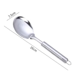 image-Household Non-Magnetic Spatula Cooking Shovel Spoon Soup Drain Frying Shovel Kitchen Supplies
