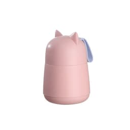 image-304 Stainless Steel Cartoon Cat Ear Insulation Soup Cups With Cover Spoon