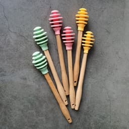image-Spot Manufacturers Direct Food Grade Silica Gel Honey Stir Bar Silica Gel Bee Stir Bar Food And Beverage Stir Bar