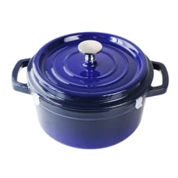 image-European Cast Iron Enamel Soup Pot 22cm Saucepan Soup Pot