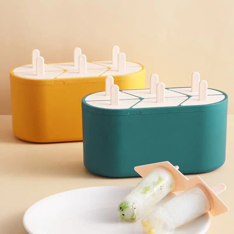 image-Homemade Ice Cream Mini Popsicle Box Frozen Ice Artifact