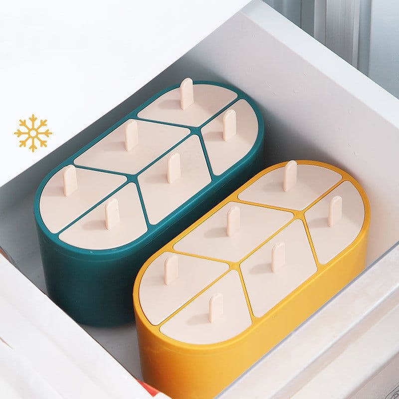 image-Homemade Ice Cream Mini Popsicle Box Frozen Ice Artifact
