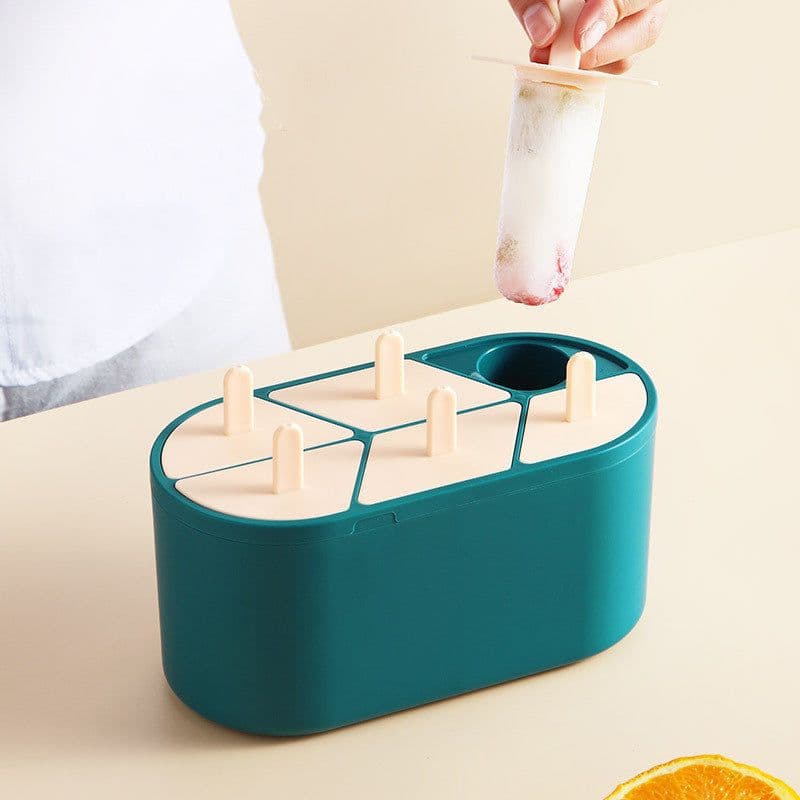 image-Homemade Ice Cream Mini Popsicle Box Frozen Ice Artifact