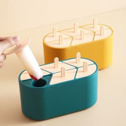 image-Homemade Ice Cream Mini Popsicle Box Frozen Ice Artifact