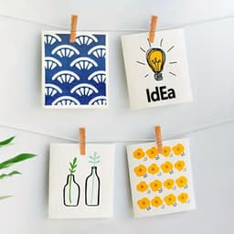 image-Household Wood Pulp Cotton Cleaning Cloth And Dishwashing