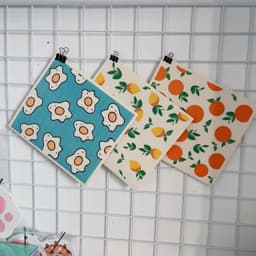 image-Household Wood Pulp Cotton Cleaning Cloth And Dishwashing