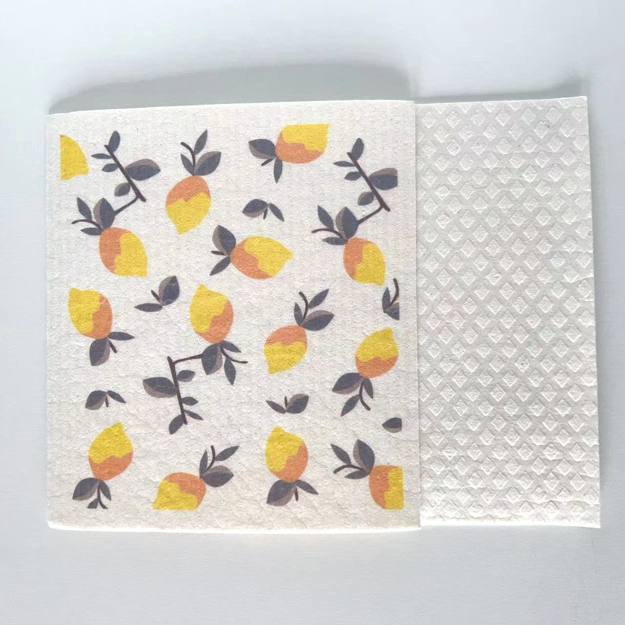 image-Household Wood Pulp Cotton Cleaning Cloth And Dishwashing