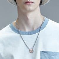image-Baseball Necklace 925 Sterling Silver Pendant Necklaces Charm Pendants