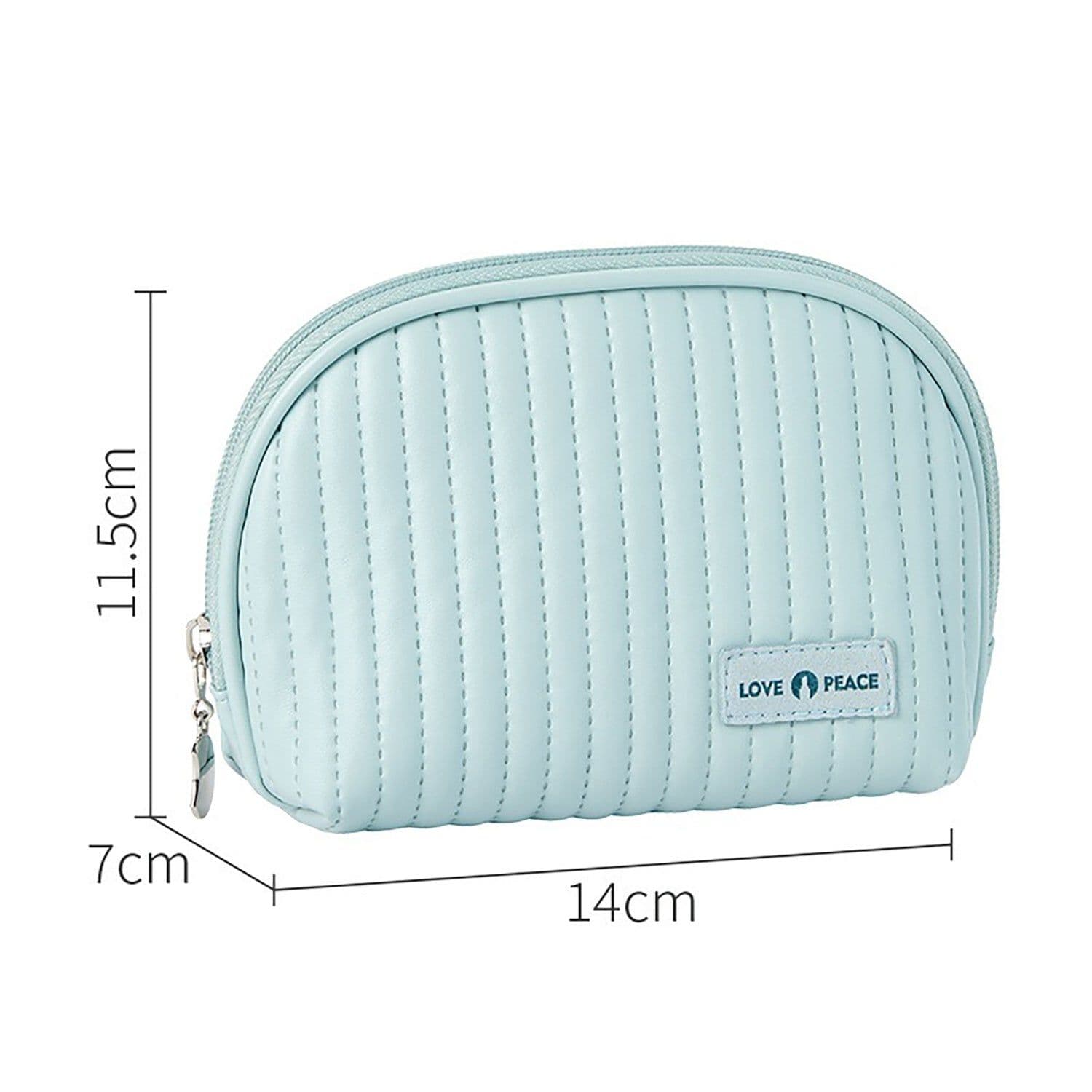 image-Round Cake Cosmetic Bag, Cosmetic Bag Cute Travel Organizer Pouch Set For Women PU Leather Waterproof Wash Bag, Large Capacity Advanced Feeling, Portable Cosmetic Bag