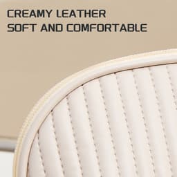image-Round Cake Cosmetic Bag, Cosmetic Bag Cute Travel Organizer Pouch Set For Women PU Leather Waterproof Wash Bag, Large Capacity Advanced Feeling, Portable Cosmetic Bag