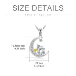 image-Highland Cow Necklace Sterling Silver Cow Pendant Sunflower Necklace Cow Jewelry Gifts for Women Girls Cow Lovers