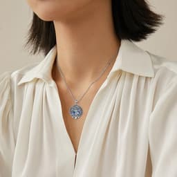 image-Claddagh Celtic Tree of Life Necklace with Abalone Shell for Women Sterling Silver