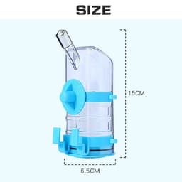 image-No Drip Dog Kennel Water Bottle Dispenser For Crate, Dripless Pet Drinking Fountains Kettle With Automatically Feeding Water Hanging Cage Automatic Small Pet Food Bowl Water Bottle Dispenser